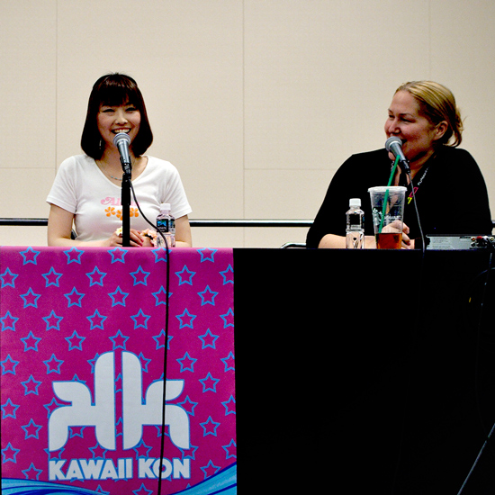 Shimoda and Wilkerson at the Friday panel