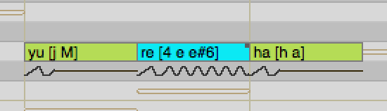 An example of using Voice Color in Vocaloid 4 Editor for Cubase with the Kagamine Rin V4X sound bank.
